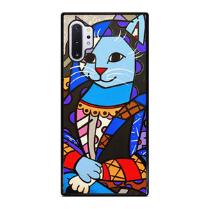 ROMERO BRITTO CAT MONALISA Samsung Galaxy Note 10 Plus Case Cover ROMERO BRITTO CAT MONALISA Samsung Galaxy Note 10 Plus Case Cover
