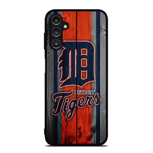 DETROIT TIGERS FOOTBALL WOOD LOGO Samsung Galaxy A14 Case Cover DETROIT TIGERS FOOTBALL WOOD LOGO Samsung Galaxy A14 Case Cover