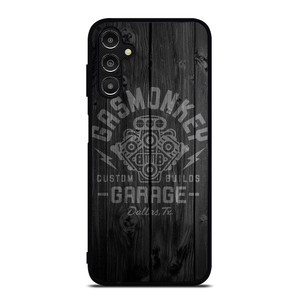 GAS MONKEY GARAGE WOOD LOGO Samsung Galaxy A14 Case Cover