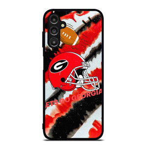GEORGIA BULLDOGS FOOTBALL PSYCHEDELIC ART Samsung Galaxy A14 Case Cover