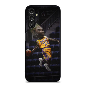 GROOT LEBRON JAMES LA LAKERS NBA Samsung Galaxy A14 Case Cover GROOT LEBRON JAMES LA LAKERS NBA Samsung Galaxy A14 Case Cover