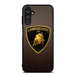 LAMBORGHINI WOODEN LOGO Samsung Galaxy A14 Case Cover LAMBORGHINI WOODEN LOGO Samsung Galaxy A14 Case Cover