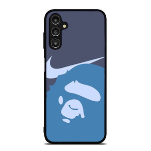 NIKE X BAPE BLUE LOGO Samsung Galaxy A14 Case Cover NIKE X BAPE BLUE LOGO Samsung Galaxy A14 Case Cover