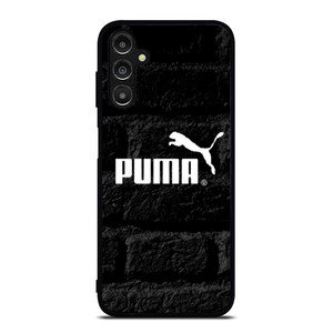 PUMA BLACK WALL TEXTURE Samsung Galaxy A14 Case Cover PUMA BLACK WALL TEXTURE Samsung Galaxy A14 Case Cover