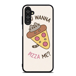 PUSHEEN THE CAT PIZZA Samsung Galaxy A14 Case Cover