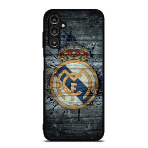 REAL MADRID FOOTBALL WOOD LOGO Samsung Galaxy A14 Case Cover REAL MADRID FOOTBALL WOOD LOGO Samsung Galaxy A14 Case Cover