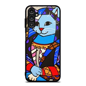 ROMERO BRITTO CAT MONALISA Samsung Galaxy A14 Case Cover