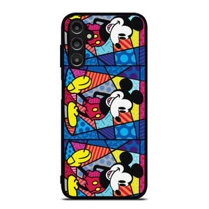 ROMERO BRITTO MICKEY MOUSE COLLAGE Samsung Galaxy A14 Case Cover