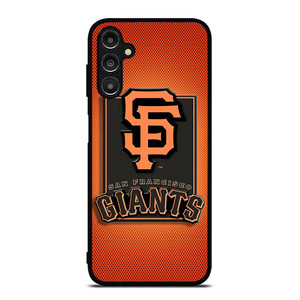 SAN FRANCISCO BASEBALL EMBLEM CARBON Samsung Galaxy A14 Case Cover