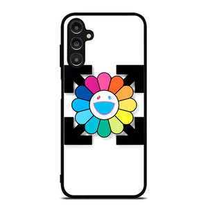 TAKASHI MURAKAMI SMILEY FLOWER OFF WHITE Samsung Galaxy A14 Case Cover TAKASHI MURAKAMI SMILEY FLOWER OFF WHITE Samsung Galaxy A14 Case Cover