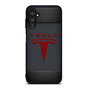 TESLA METAL CARBON LOGO Samsung Galaxy A14 Case Cover