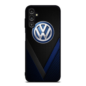 VW VOLKSWAGEN BLUE CARBON EMBLEM Samsung Galaxy A14 Case Cover