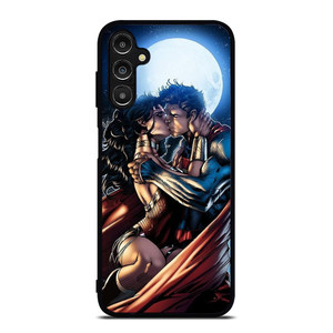 WONDER WOMAN SUPERMAN CARTOON KISSING Samsung Galaxy A14 Case Cover WONDER WOMAN SUPERMAN CARTOON KISSING Samsung Galaxy A14 Case Cover