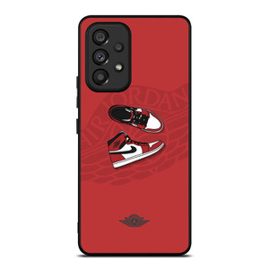 AIR JORDAN 1 SNEAKERS RED Samsung Galaxy A53 Case Cover