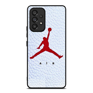AIR JORDAN WHITE LEATHER Samsung Galaxy A53 Case Cover AIR JORDAN WHITE LEATHER Samsung Galaxy A53 Case Cover