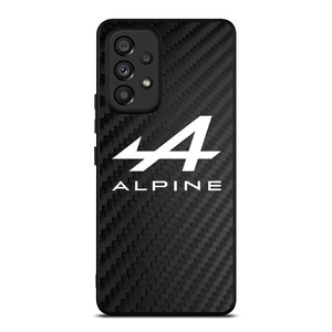 ALPINE LOGO CARBON Samsung Galaxy A53 Case Cover ALPINE LOGO CARBON Samsung Galaxy A53 Case Cover