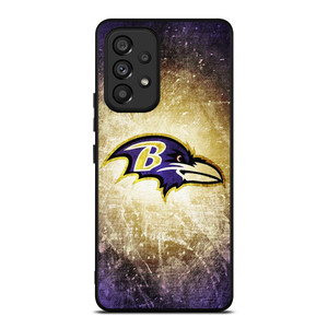BALTIMORE RAVENS NFL METAL LOGO Samsung Galaxy A53 Case Cover