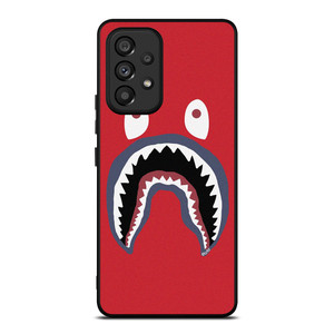 BAPE SHARK CARTOON RED Samsung Galaxy A53 Case Cover