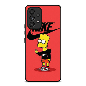 BART SIMPSONS NIKE RED Samsung Galaxy A53 Case Cover BART SIMPSONS NIKE RED Samsung Galaxy A53 Case Cover
