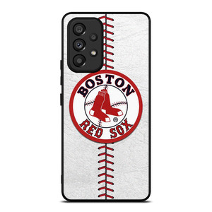 BOSTON RED SOX LEATHER STITCH Samsung Galaxy A53 Case Cover