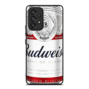 BUDWEISER KING OF BEERS CAN Samsung Galaxy A53 Case Cover
