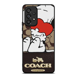COACH NEW YORK SNOOPY Samsung Galaxy A53 Case Cover