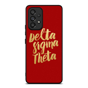 DELTA SIGMA THETA RED Samsung Galaxy A53 Case Cover DELTA SIGMA THETA RED Samsung Galaxy A53 Case Cover
