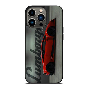 LAMBORGHINI HURACAN RED LOGO iPhone 13 Pro Case Cover LAMBORGHINI HURACAN RED LOGO iPhone 13 Pro Case Cover