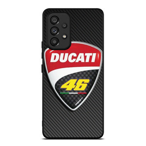 DUCATI VR46 VALENTINO ROSSI CARBON EMBLEM Samsung Galaxy A53 Case Cover