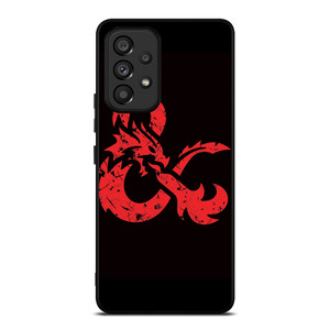 DUNGEONS AND DRAGONS LOGO BLACK Samsung Galaxy A53 Case Cover