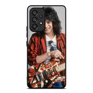 EDDIE VAN HALEN AND GUITAR Samsung Galaxy A53 Case Cover EDDIE VAN HALEN AND GUITAR Samsung Galaxy A53 Case Cover