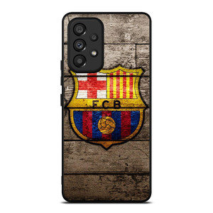 FC BARCELONA WOOD LOGO Samsung Galaxy A53 Case Cover