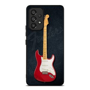 FENDER GUITAR RED Samsung Galaxy A53 Case Cover