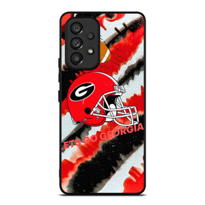 GEORGIA BULLDOGS FOOTBALL PSYCHEDELIC ART Samsung Galaxy A53 Case Cover GEORGIA BULLDOGS FOOTBALL PSYCHEDELIC ART Samsung Galaxy A53 Case Cover
