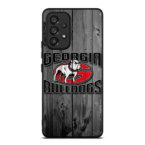 GEORGIA BULLDOGS WOOD LOGO Samsung Galaxy A53 Case Cover