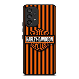 HARLEY DAVIDSON MOTOR CYCLES ORANGE STRIPE Samsung Galaxy A53 Case Cover HARLEY DAVIDSON MOTOR CYCLES ORANGE STRIPE Samsung Galaxy A53 Case Cover