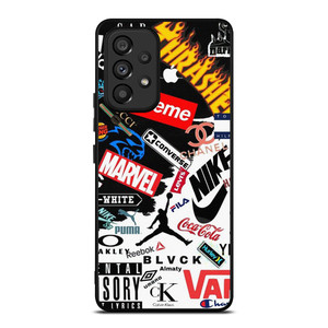 HYPE BEAST FASHION BRAND LOGO COLLAGE Samsung Galaxy A53 Case Cover