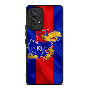 KANSAS JAYHAWKS FOOTBALL FLAG Samsung Galaxy A53 Case Cover