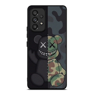 KAWS BLACK CAMO Samsung Galaxy A53 Case Cover