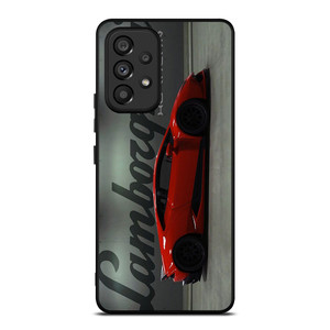 LAMBORGHINI HURACAN RED LOGO Samsung Galaxy A53 Case Cover