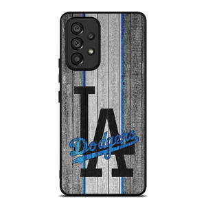 LOS ANGELES DODGERS BASEBALL WOOD LOGO Samsung Galaxy A53 Case Cover