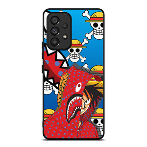 LUFFY ONE PIECE BAPE Samsung Galaxy A53 Case Cover LUFFY ONE PIECE BAPE Samsung Galaxy A53 Case Cover