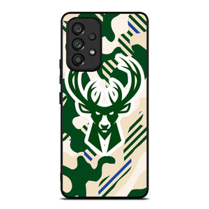 MILWAUKEE BUCKS SYMBOL PATTERN Samsung Galaxy A53 Case Cover MILWAUKEE BUCKS SYMBOL PATTERN Samsung Galaxy A53 Case Cover