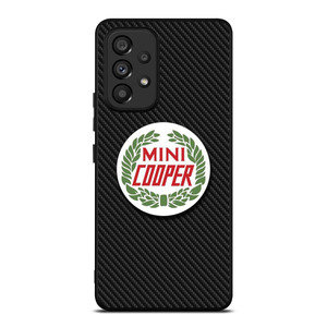 MINI COOPER CLASSIC CARBON EMBLEM Samsung Galaxy A53 Case Cover MINI COOPER CLASSIC CARBON EMBLEM Samsung Galaxy A53 Case Cover
