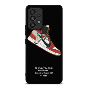 NIKE AIR JORDAN 1 OFF WHITE Samsung Galaxy A53 Case Cover NIKE AIR JORDAN 1 OFF WHITE Samsung Galaxy A53 Case Cover