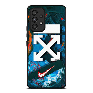 NIKE OFF WHITE ABSTRACT PAINTING Samsung Galaxy A53 Case Cover