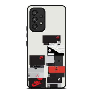 NIKE SNEAKERS BOXES COLLECTION Samsung Galaxy A53 Case Cover NIKE SNEAKERS BOXES COLLECTION Samsung Galaxy A53 Case Cover