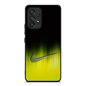 NIKE YELLOW BLACK LOGO Samsung Galaxy A53 Case Cover NIKE YELLOW BLACK LOGO Samsung Galaxy A53 Case Cover