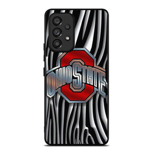 OHIO STATE FOOTBALL METAL ABSTRACT LOGO Samsung Galaxy A53 Case Cover OHIO STATE FOOTBALL METAL ABSTRACT LOGO Samsung Galaxy A53 Case Cover