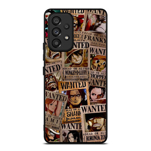 ONE PIECE WANTED POSTER COLLECTION Samsung Galaxy A53 Case Cover ONE PIECE WANTED POSTER COLLECTION Samsung Galaxy A53 Case Cover